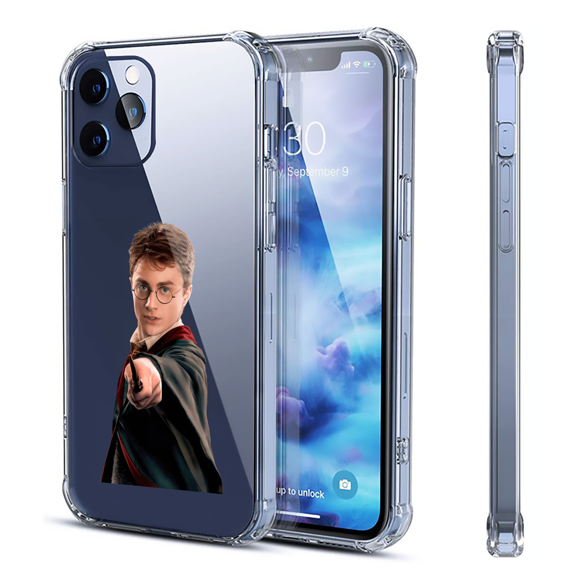 （画像用） Harry Potter ハリー・ポッターシリーズ 【iPhone 12シリーズ対応】透明スマホケース（クリアソフトケース）